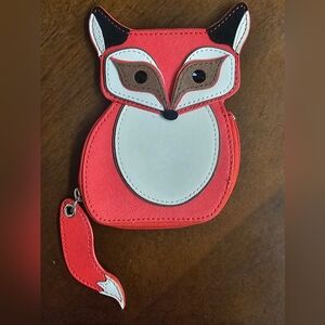 Kate Spade New York Blaze A Trail fox-shaped coin purse